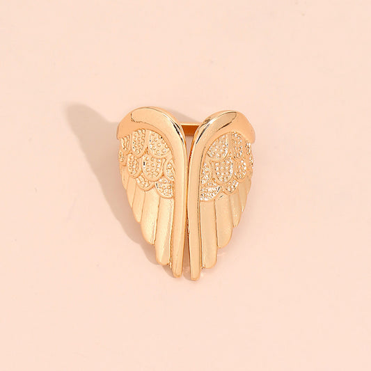 Geometric Metal Ring Trendy Fashion Statement For Everyday Wear Or Special Occasions Women Elegant Polished Finish