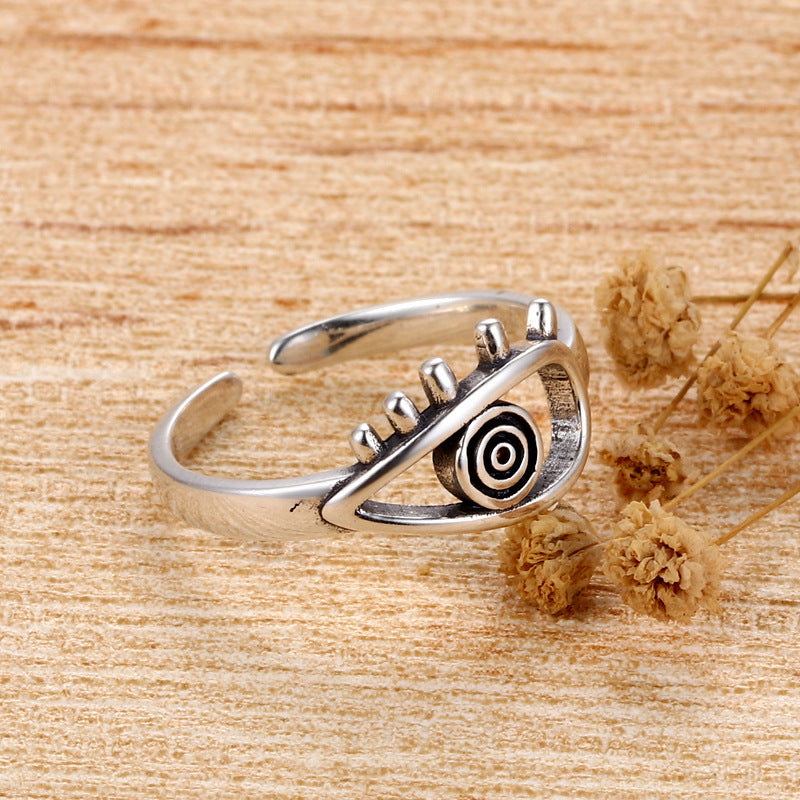 Unisex Sterling Silver Ring 925 Vintage Geometry Design Index Finger Jewelry Exquisite Niche Style Collectible Gift