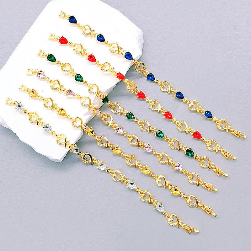 Womens Elegant Hollow Flower Bracelet Rhinestone Inlay Alloy Bangle for Wedding Party Jewelry Geometric Shape