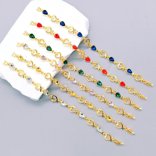 Womens Elegant Hollow Flower Bracelet Rhinestone Inlay Alloy Bangle for Wedding Party Jewelry Geometric Shape