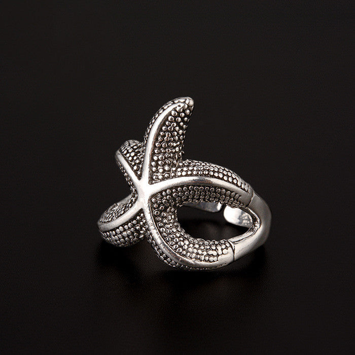 Mens Vintage Ring Punk Alloy Casting Adjustable Unisex Ring Retro Fashion Statement Jewelry Band Everyday Gift