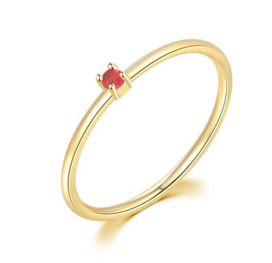 Geometric Copper Inlaid Zircon Ring For Women Elegant Simple Fashion Jewelry Accessories Everyday Sparkle Glow