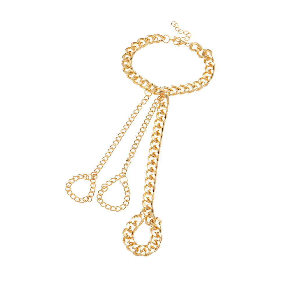 Womens Alloy Chain Bracelet Jewelry Electroplated Fashion