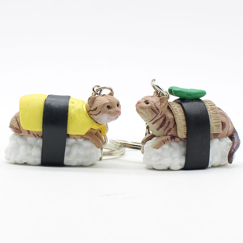 Cat Keychains Cute PVC Pendant Adorable Bag Charm Accessory Gift For Cat Lovers Unique Keyring Decoration Gift