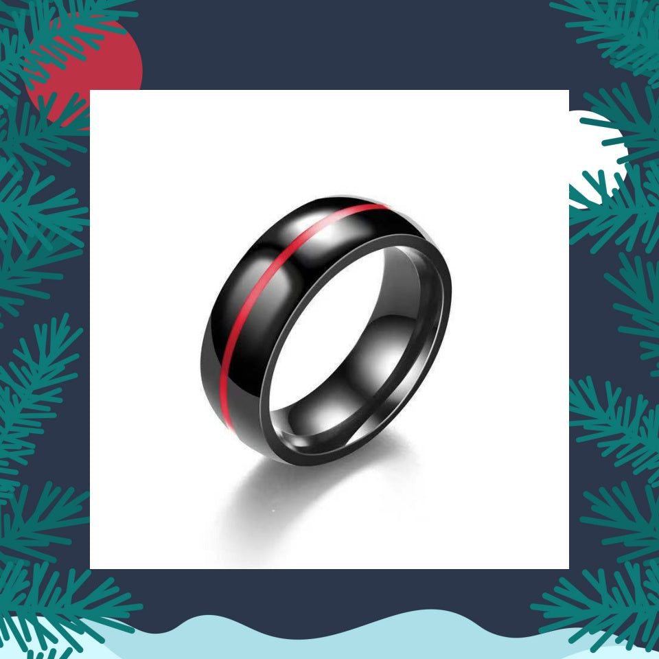 Unisex Ceramic Ring Fashion Jewelry Hand Polished Drip Glaze Finish Durable Unique Festivals Everyday Wear Yellow Red