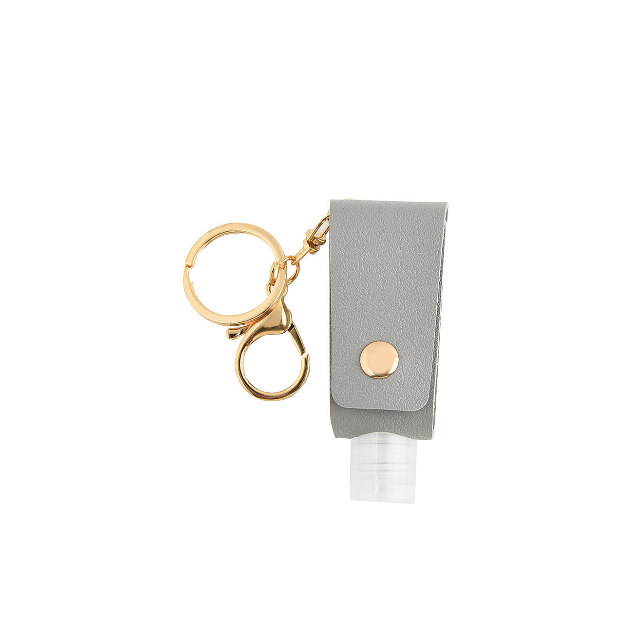 Leather Key Chain T Shape Durable Key Holder Stylish Key Ring For Everyday Carry Sky Blue Durable Everyday Use