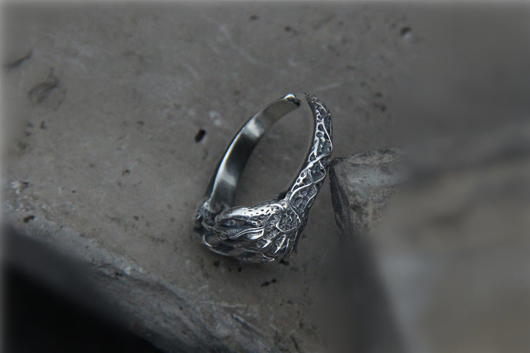 Unisex Electroplated Alloy Interlocking Ring Adjustable Opening Fashion Jewelry Gift For Special Occasion Perfect Gift