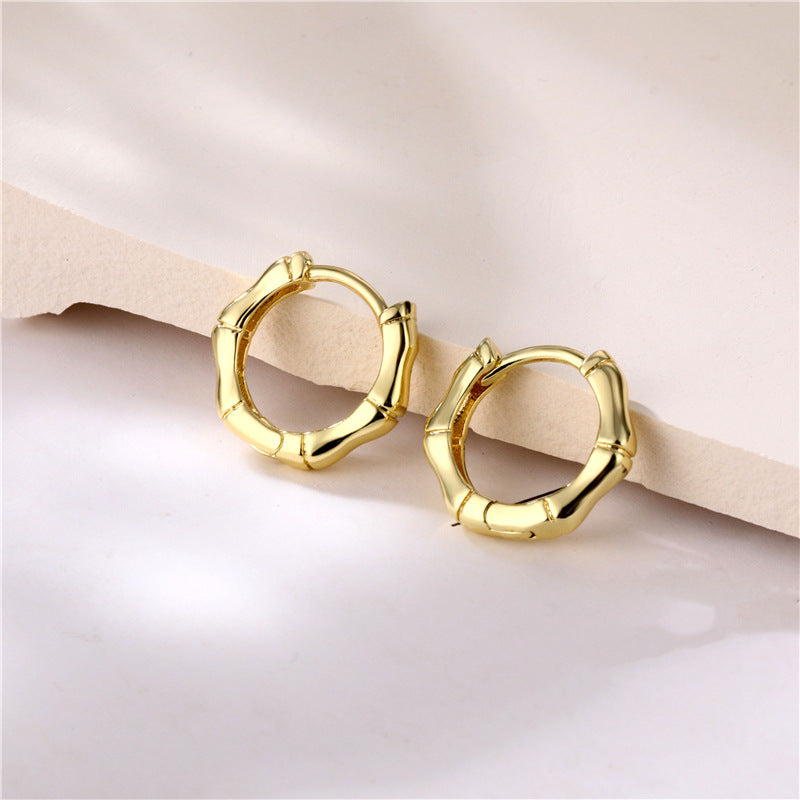 Womens Hexagon Dangle Earrings Copper Gold Plated Geometric Jewelry In Korean Style For Women Fashion Jewelry
