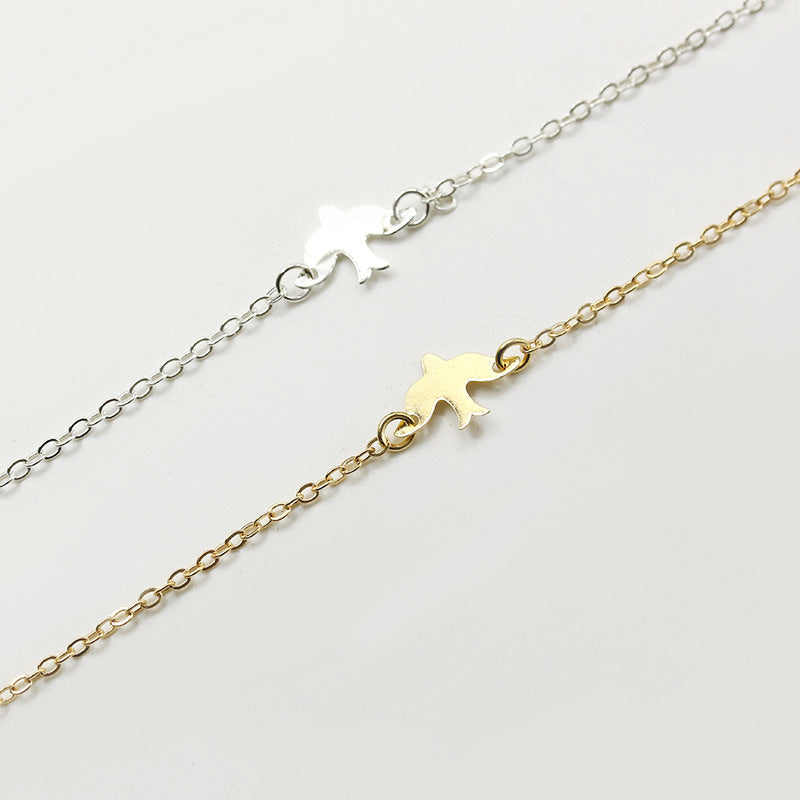 Delicate Alloy Bracelet With Zodiac Animal Charm And Peace Symbol For Women Silver Or Gold Finish Gift Ready Style