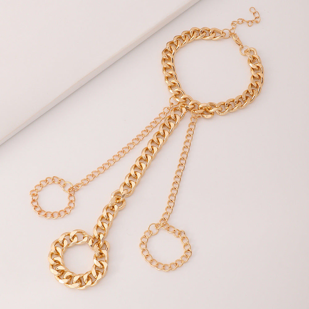 Womens Alloy Chain Bracelet Jewelry Electroplated Fashion