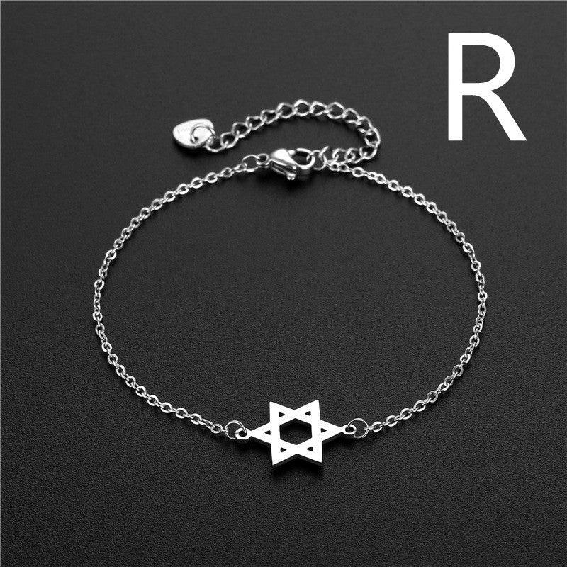 Geometric Stainless Steel Bracelet Bangle for Men and Women Hip Hop Silver Jewelry Trendy Urban Accessory Gift