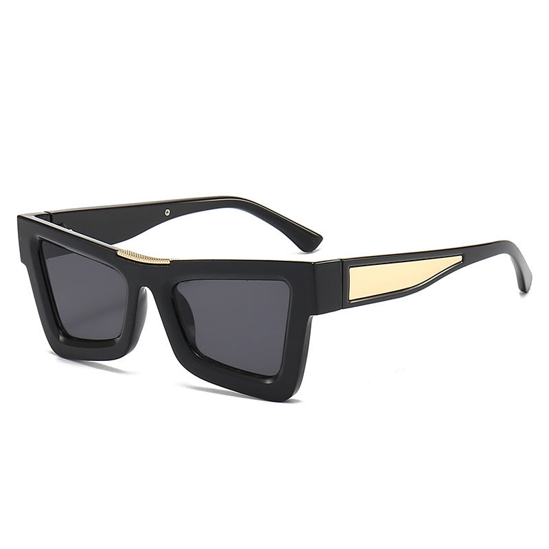 Cat Eye Sunglasses UV Protection Fashion Eyewear With Plastic And Metal Frame PC Lens Outdoor Sun Visor Access