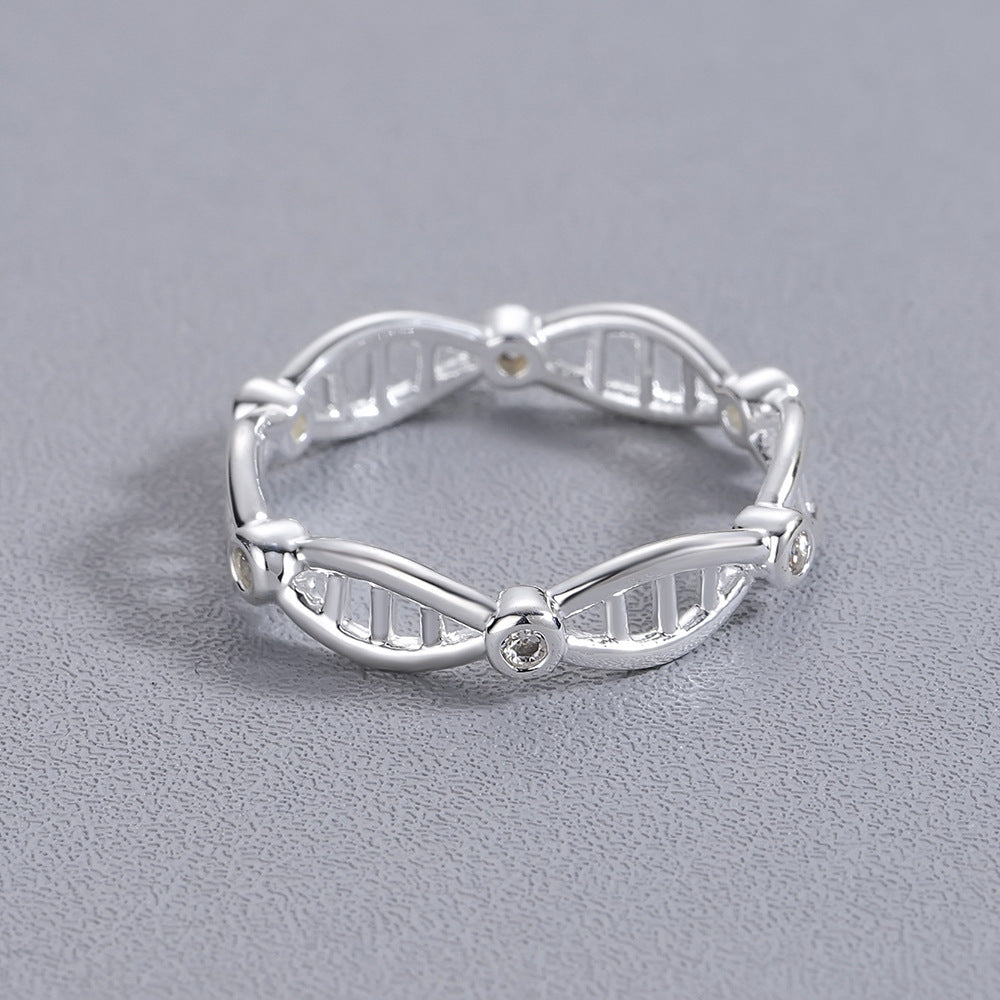 Womens Alloy Hollow Knuckle Ring Adjustable Index Finger Ring Fashionable Design Silver And Gold Finish Shines