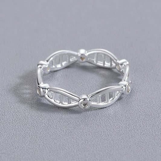 Womens Alloy Hollow Knuckle Ring Adjustable Index Finger Ring Fashionable Design Silver And Gold Finish Shines