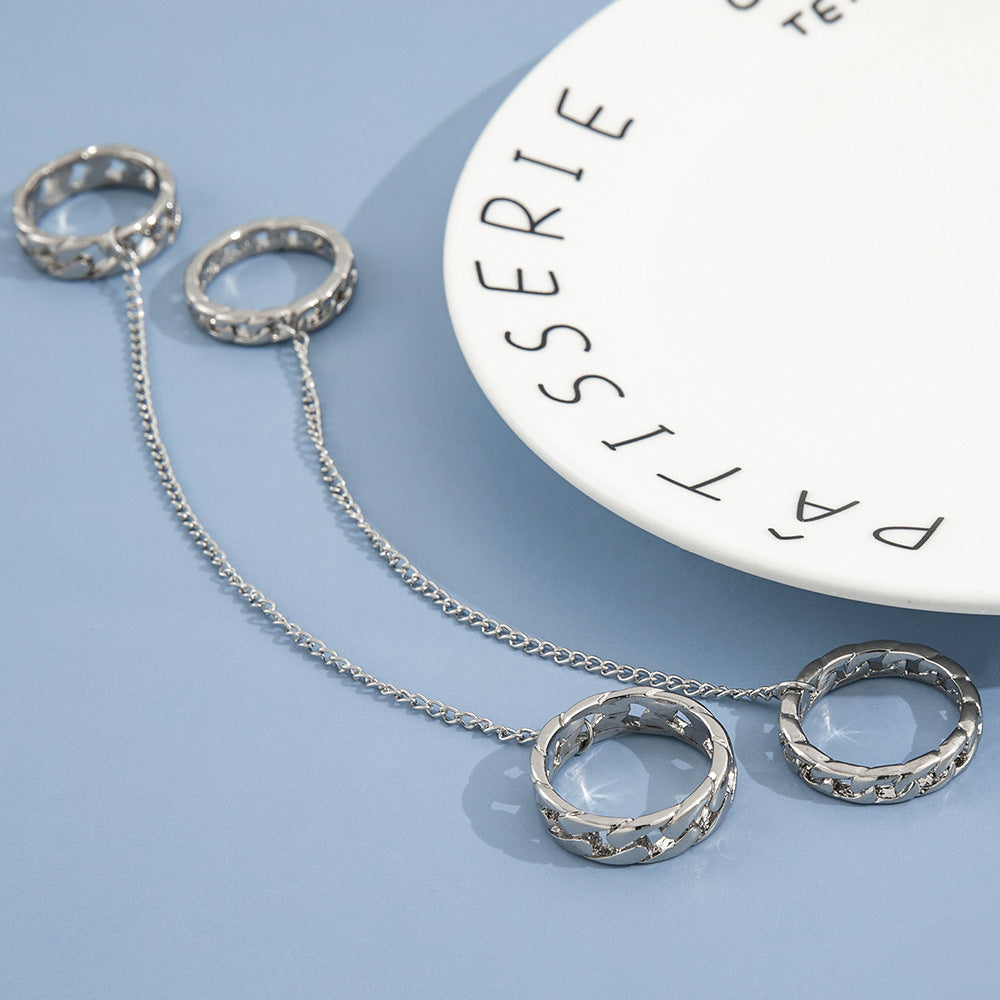 Retro Rings Set for Men and Women Vintage Alloy Couple Rings Punk Rings Matching Rings Fashion Jewelry Everyday Wear