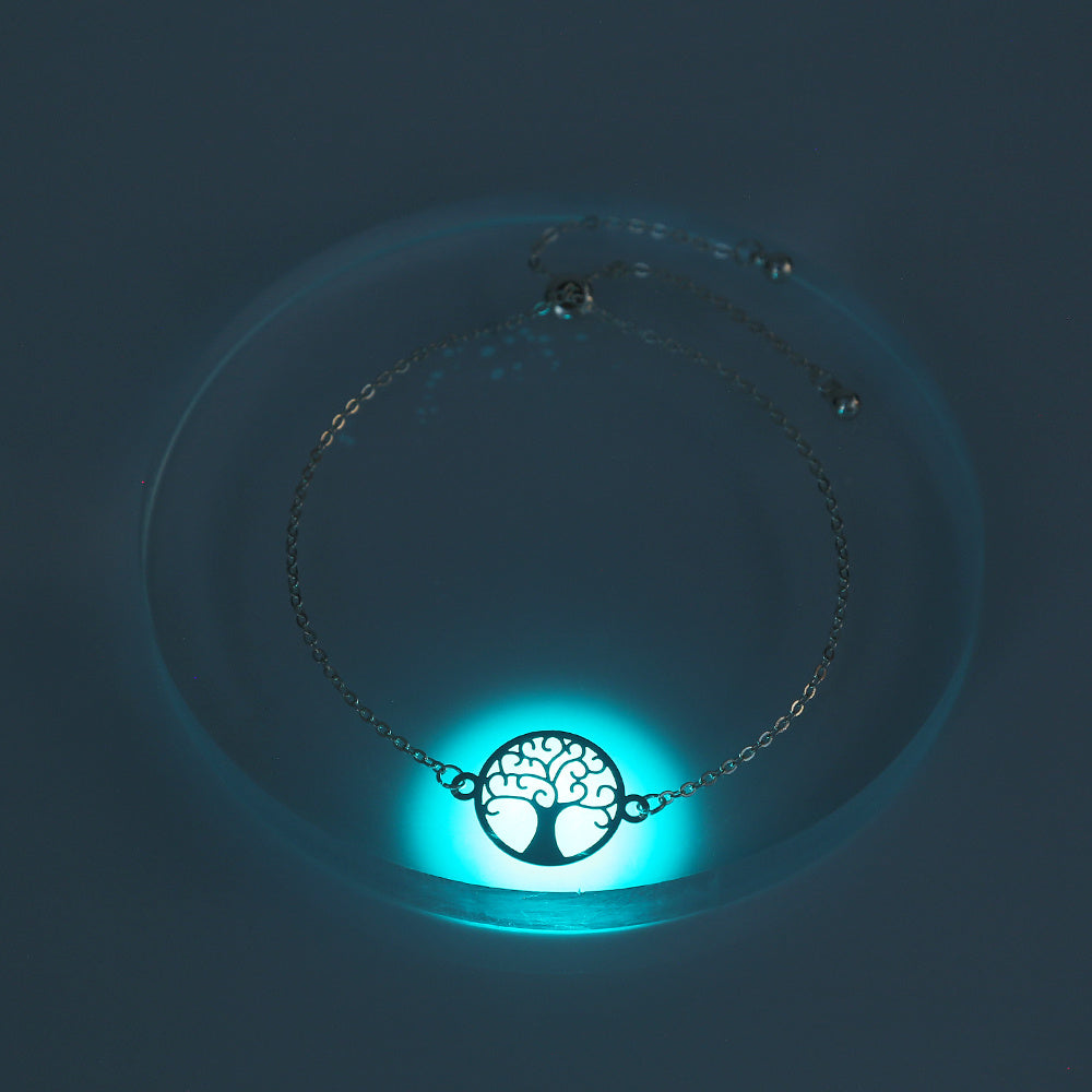 Tree of Life Copper Luminous Bracelet for Women and Girls