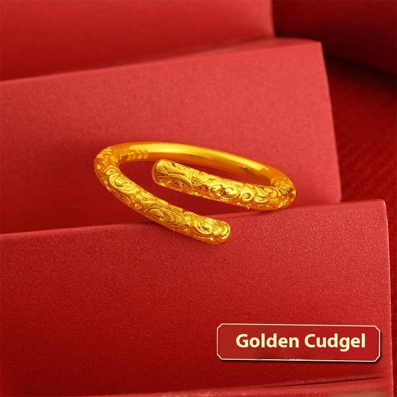 Vietnam Placer Gold Ring For Women Does Not Fade