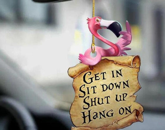 Cartoon Animal Car Pendant Hanging Ornament Double Sided