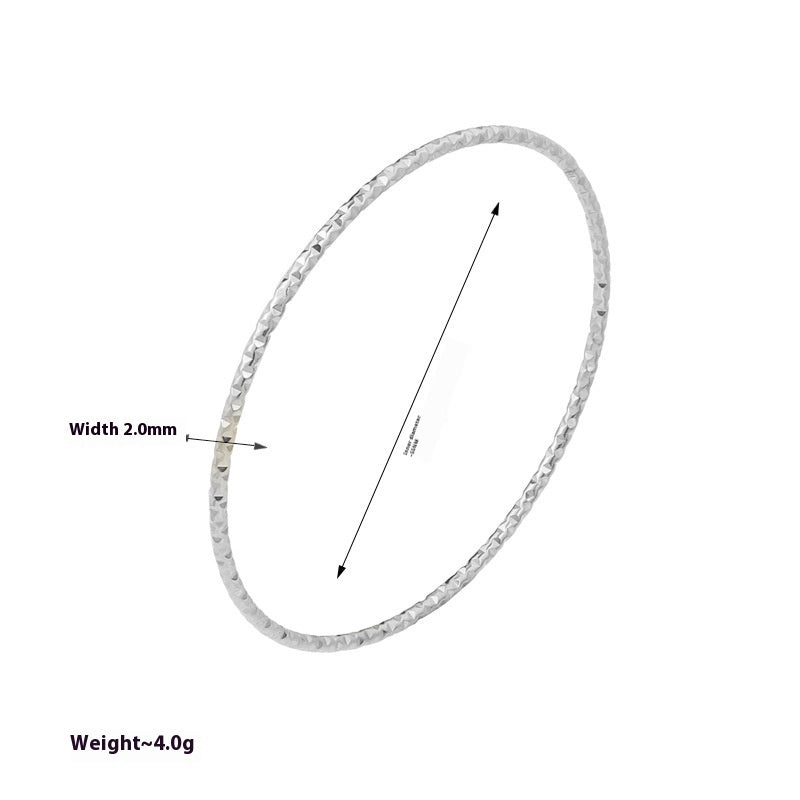 Womens Titanium Steel Bracelet Starry Sky Design Fashion Bangle Elegant Jewelry Star Design Bracelet Gift Chic