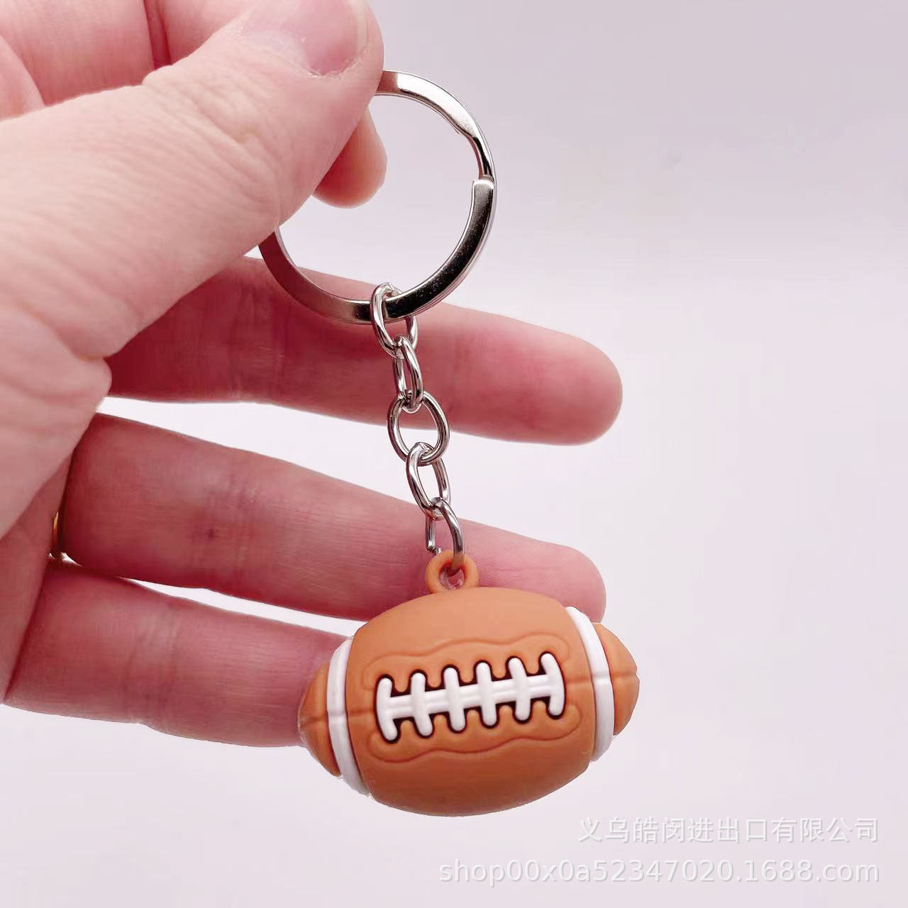 Unisex Spherical Keychains Leather Pendant And Plastic Keyring For Volleyball Enthusiasts Athletes Sports Bags