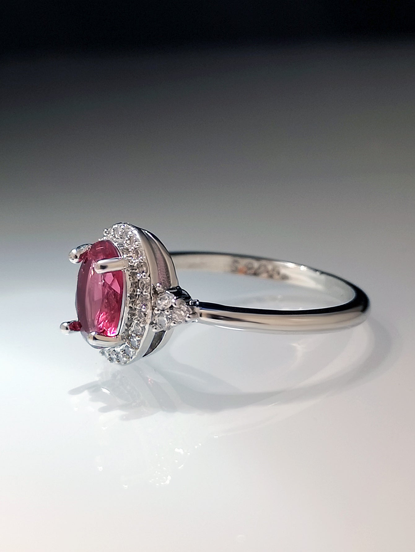 Womens Copper Ring With Geometric Design Zircon Inlay Electroplated Finish Fashion Jewelry For Her Daily Wear Everyday