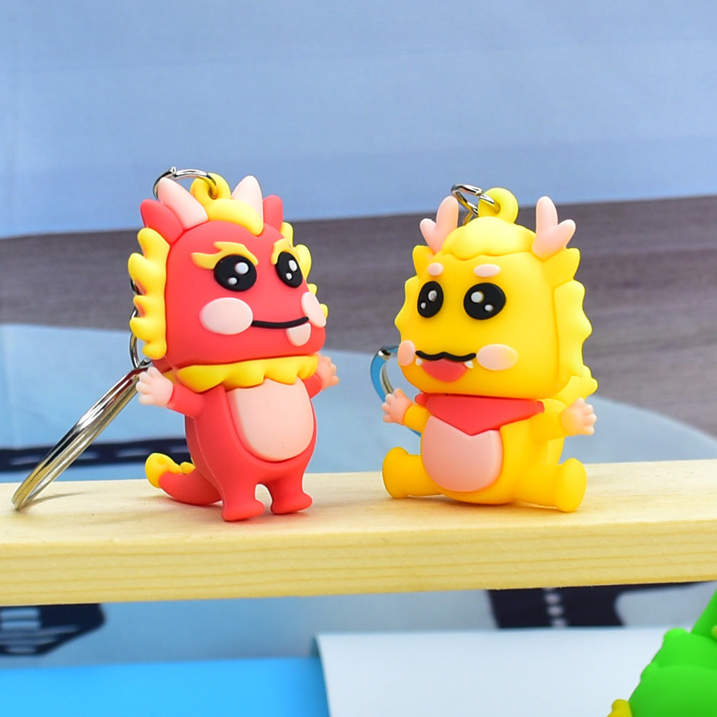 Geometric PVC Bag Pendant Keychain With Durable Hardware For Bags Keys Backpacks Cute Accessory Everyday Style