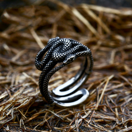 New Stainless Steel Snake Ring Bracelet