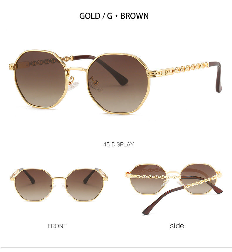 Mens Sunglasses UV400 Protection Full Frame Metal Lens