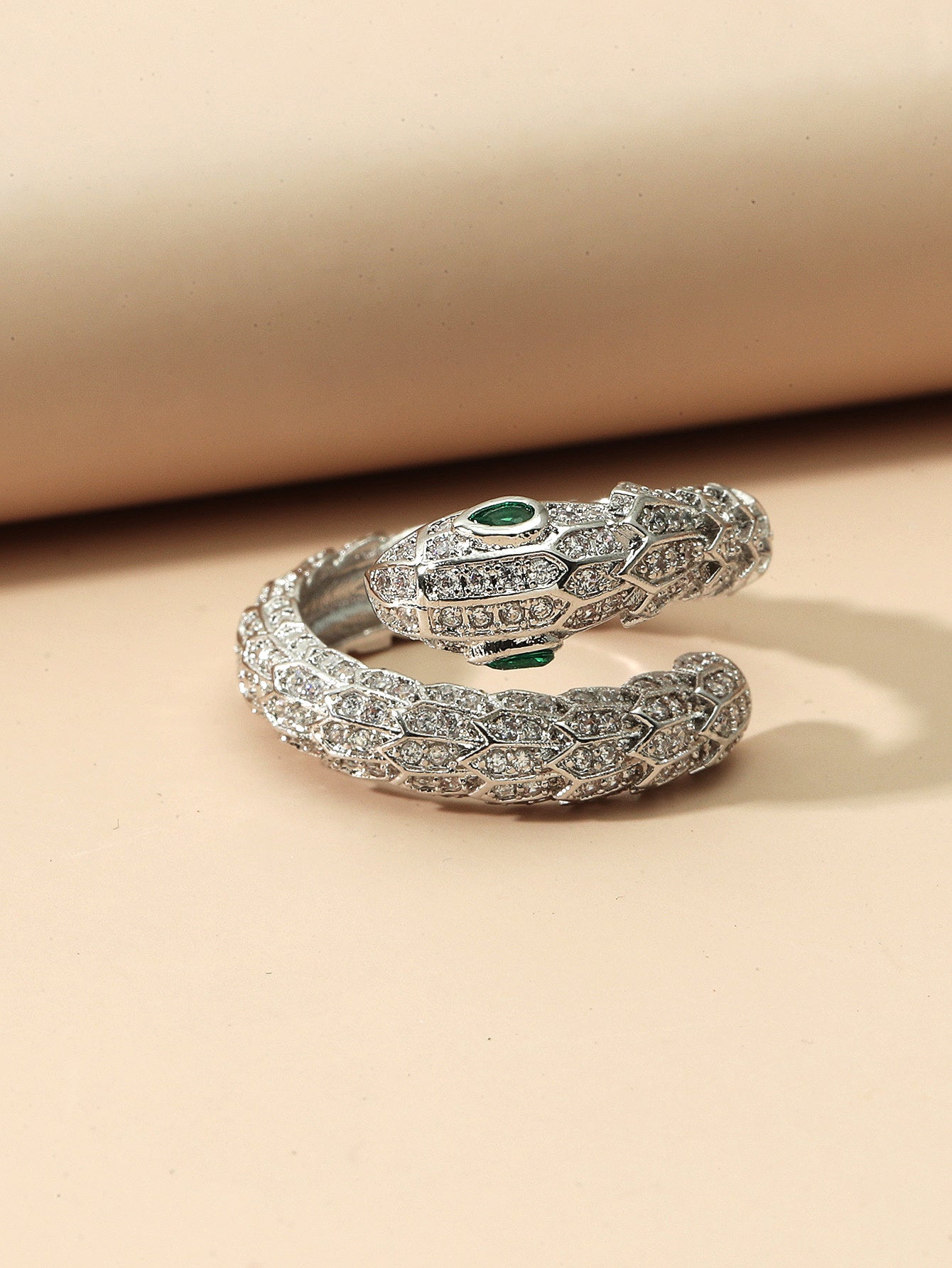 Korean Style Simple Ring With Copper Zircon Inlay For Women Minimal Fashion Jewelry Casual Wear And Chic Style