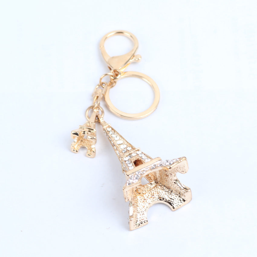 Eiffel Tower Keychain Metal Pendant Exquisite Gold Electroplated Fashion Accessory And Perfect Gift Eiffel Gift