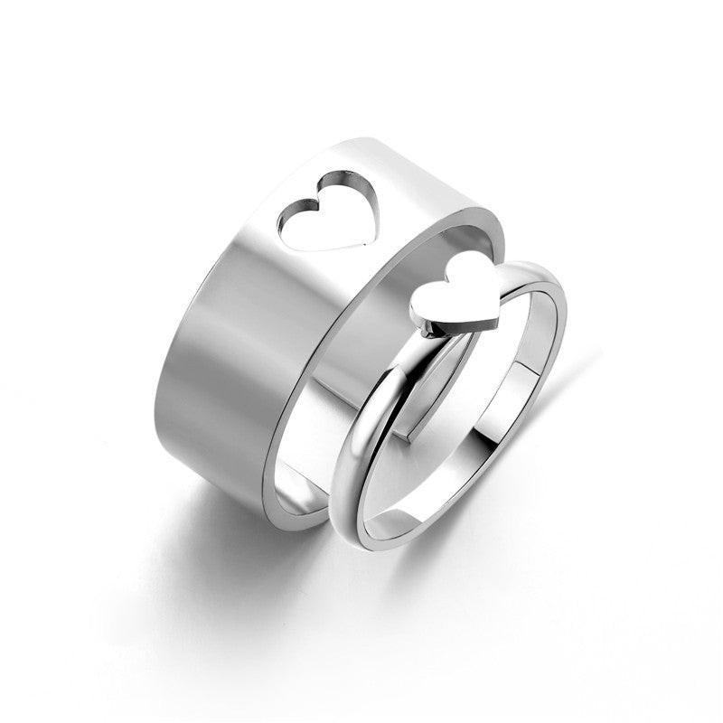 Simple And Versatile Titanium Steel Ring Geometric Design Gift Ready Packaging For Loved Ones Gift For Any Moments