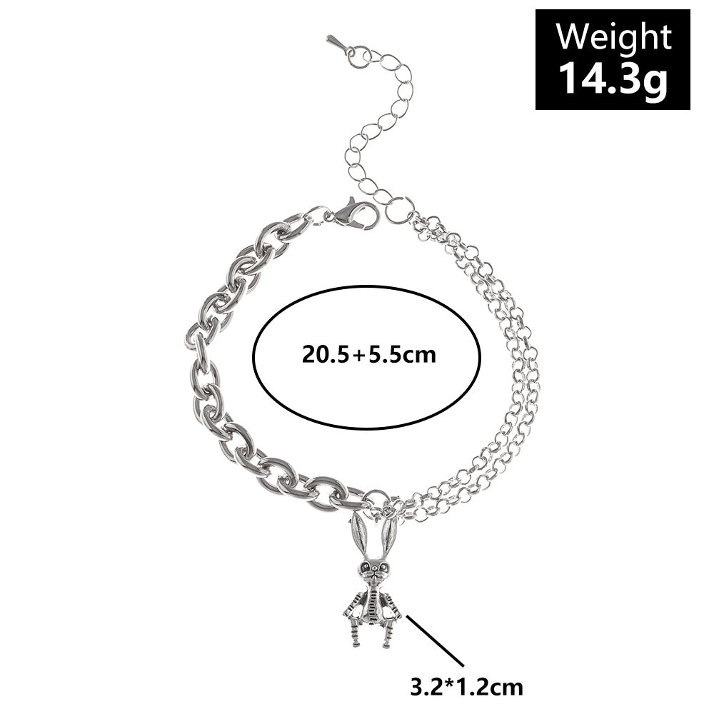 Women Bracelet Set Fashion Metal Bracelets Irregular Design Electroplated Iron Jewelry For Women Stylish Everyday Wear