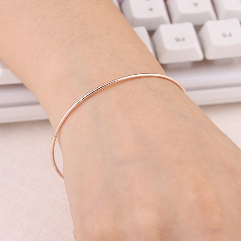 Unisex Geometric Bracelet Electroplated Alloy Wristband