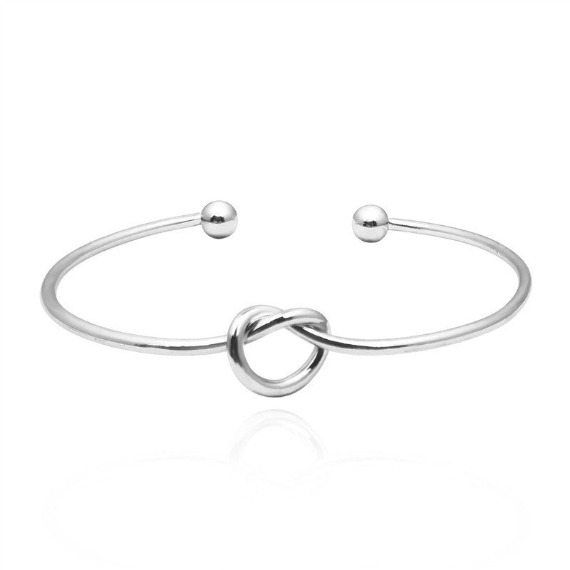 Six Pointed Star Bracelets Adjustable Opening Design Fashion Jewelry Simple Couple Gifts Gold Silver Rose Gold