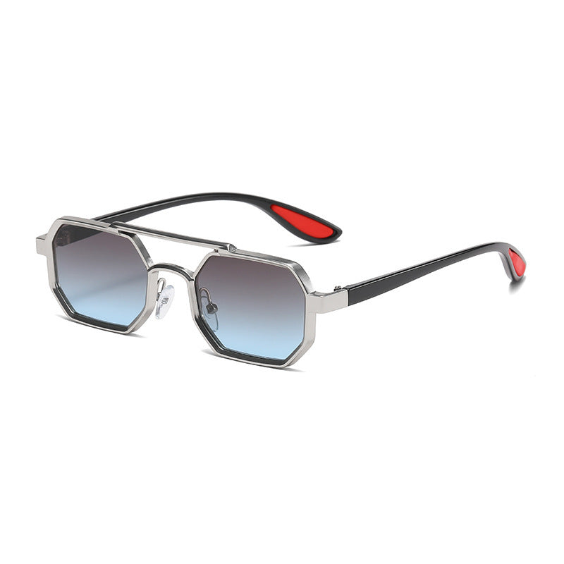 Large Frame Sunglasses Style Eyewear Non Polarized UV400 Protection Full Frame Metal Unisex Casual Sun Glasses