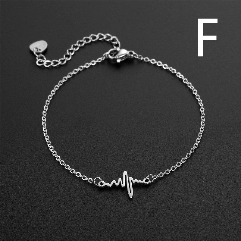 Geometric Stainless Steel Bracelet Bangle for Men and Women Hip Hop Silver Jewelry Trendy Urban Accessory Gift