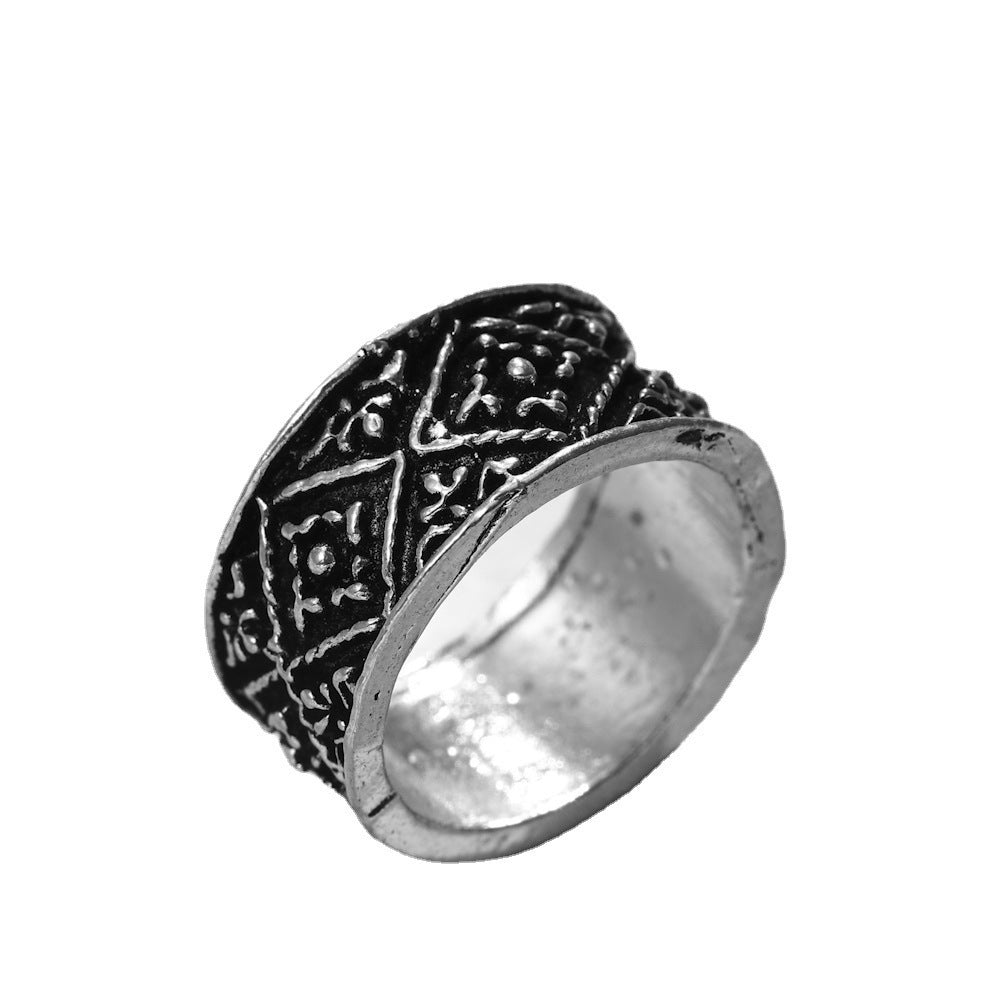 Dragon Tortoise Tail Ring Unique Geometric Alloy Statement Ring for Women and Men Unisex Electroplated New Design