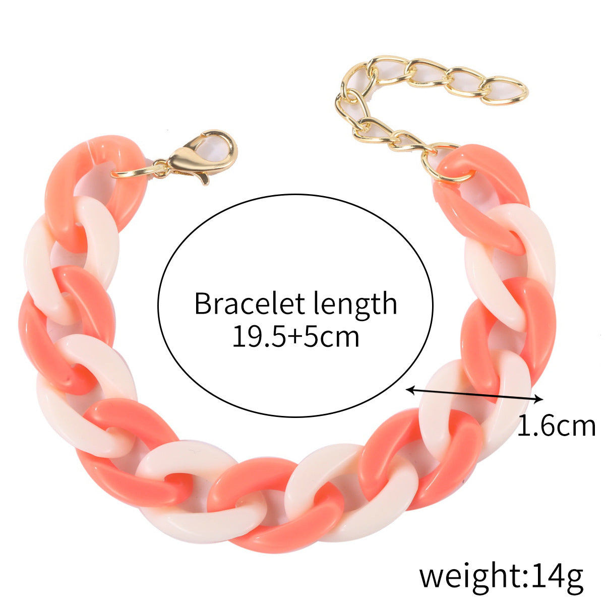 Womens Bohemian Beaded Polished Acrylic Heart Flower Geometric Shapes Bracelet Sweet Fashion Boho Chic Jewelry