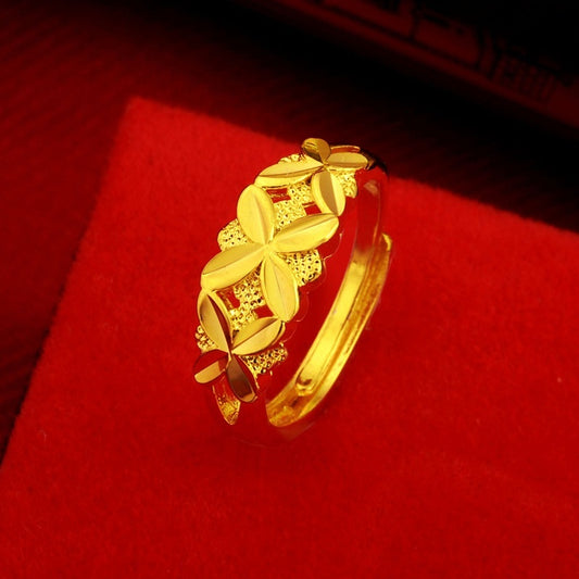 Vietnam Placer Gold Ring For Women Does Not Fade