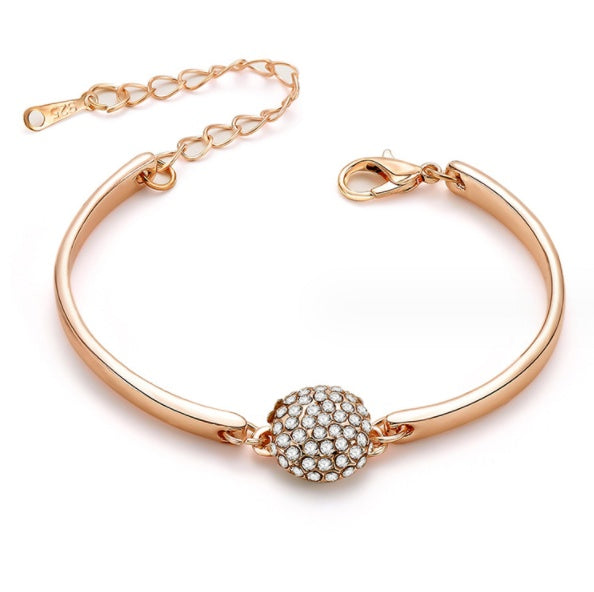 Womens Gold Plated Bracelet Geometric Electroplated Finish Trendy Jewelry Bracelet Creative For Women And Girls