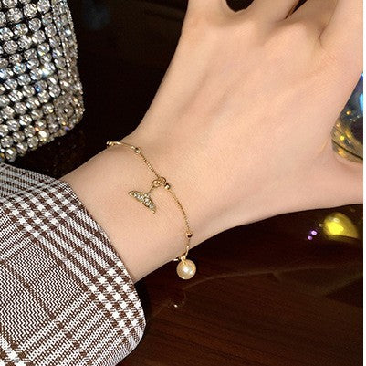 Women Titanium Steel Bracelet Electroplated Fashion Jewelry Beautiful Design Ladies Bangle Gift For Her Shines