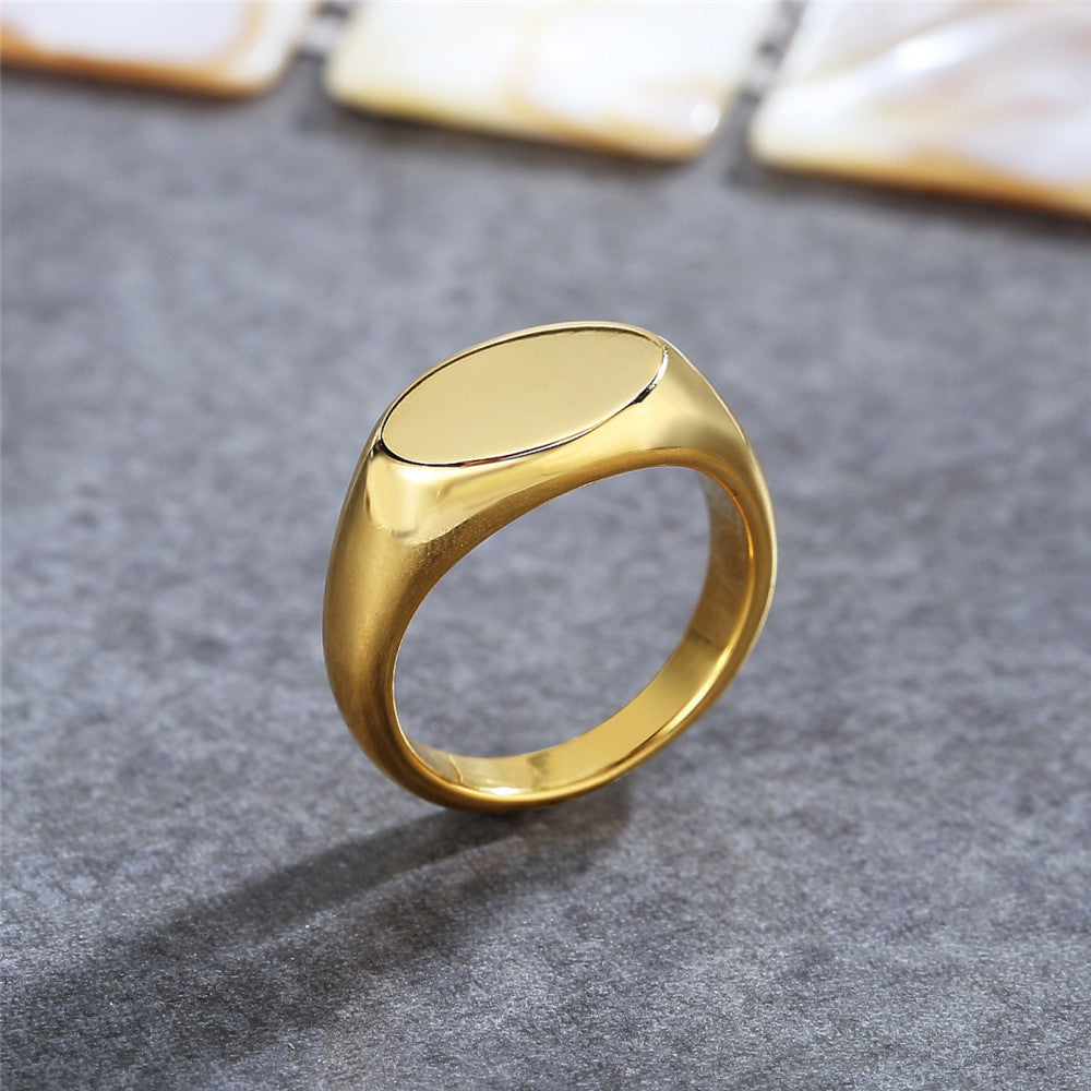 Korean Version Of Glossy Ins Cold Wind Men's And Women's Rings