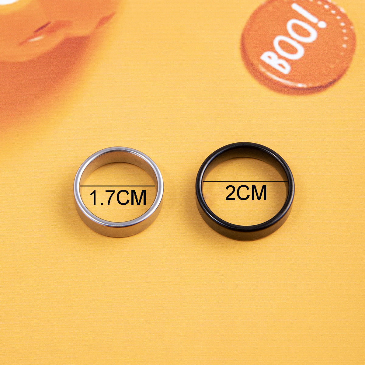 Unisex Stainless Steel Spider Web Ring Halloween Hip Hop Animal Zodiac Electroplated Ring Personalized Couple Jewelry