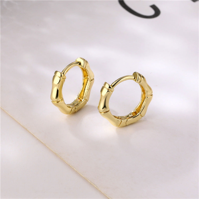 Womens Hexagon Dangle Earrings Copper Gold Plated Geometric Jewelry In Korean Style For Women Fashion Jewelry