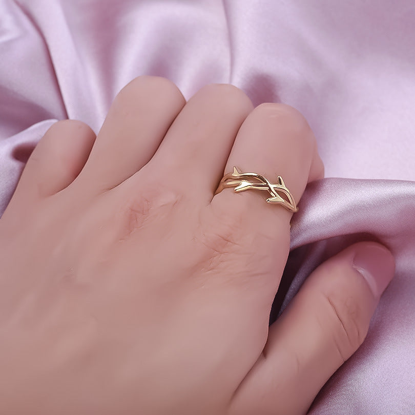 Unisex Geometric Stainless Steel Ring Polished Open Band Simple Design For Women 304 Stainless Jewelry Special