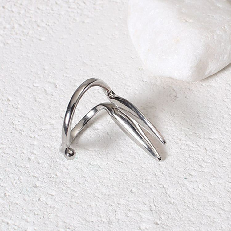 Womens Animal Ring With Cute Rabbit Ears Korean Fashion Alloy Ring Electroplated Jewelry Gift Idea For Her Chic