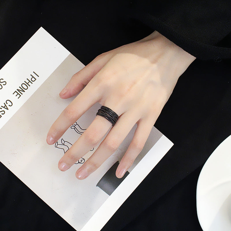 Unisex Adjustable Alloy Ring Geometric Vintage Knuckle Band Fashion Ring Gift For All Occasions Everyday Wear Casual