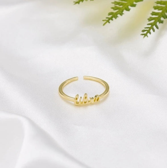 Womens Constellation Rings Adjustable Geometric Alloy