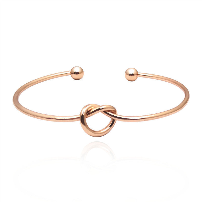 Six Pointed Star Bracelets Adjustable Opening Design Fashion Jewelry Simple Couple Gifts Gold Silver Rose Gold