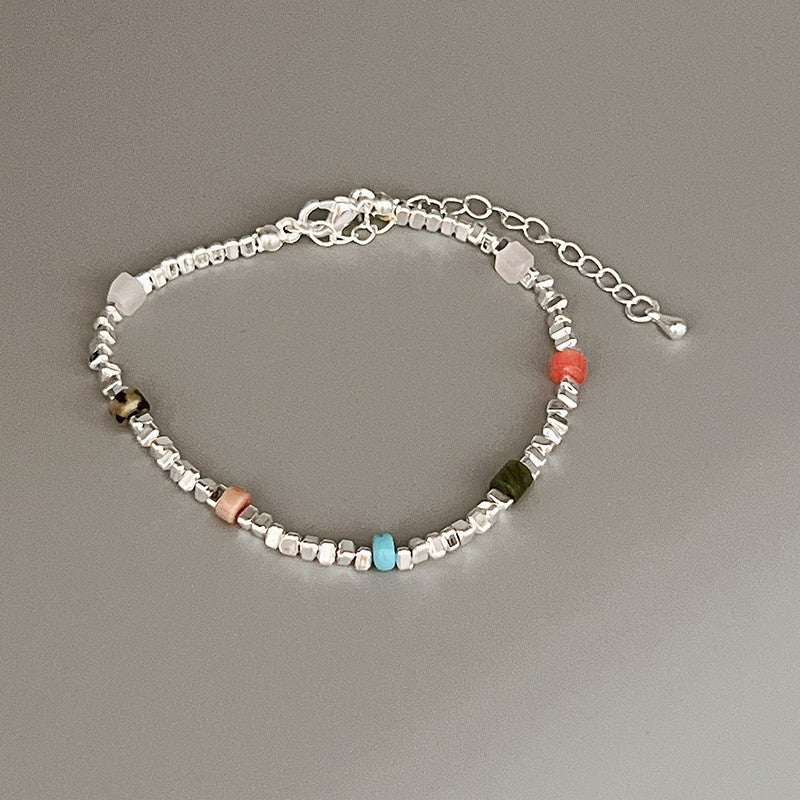 Women Electroplated Bracelet With Artificial Crystal Chic Design Fashionable Bangle Jewelry For Women And Girls